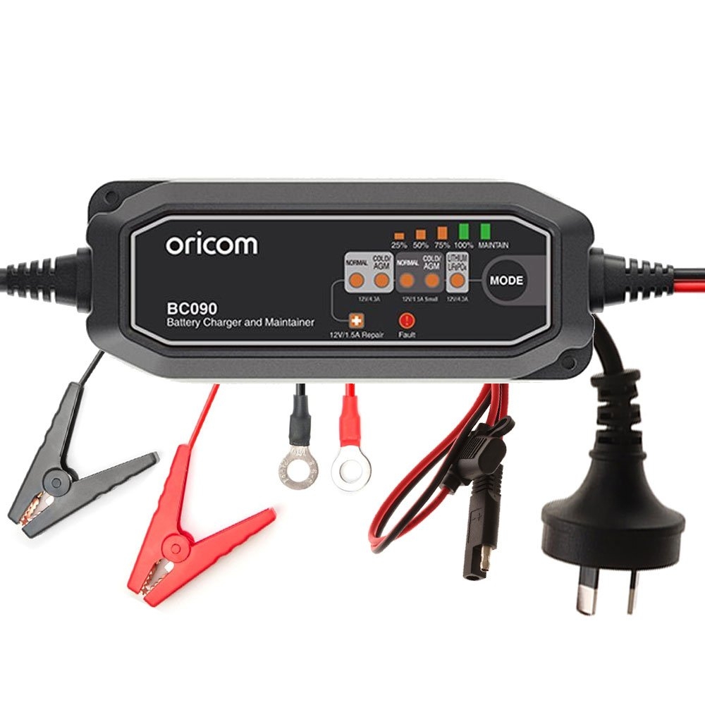 Oricom 7-Stage Battery Charger and Maintainer 2-110Ah 12V