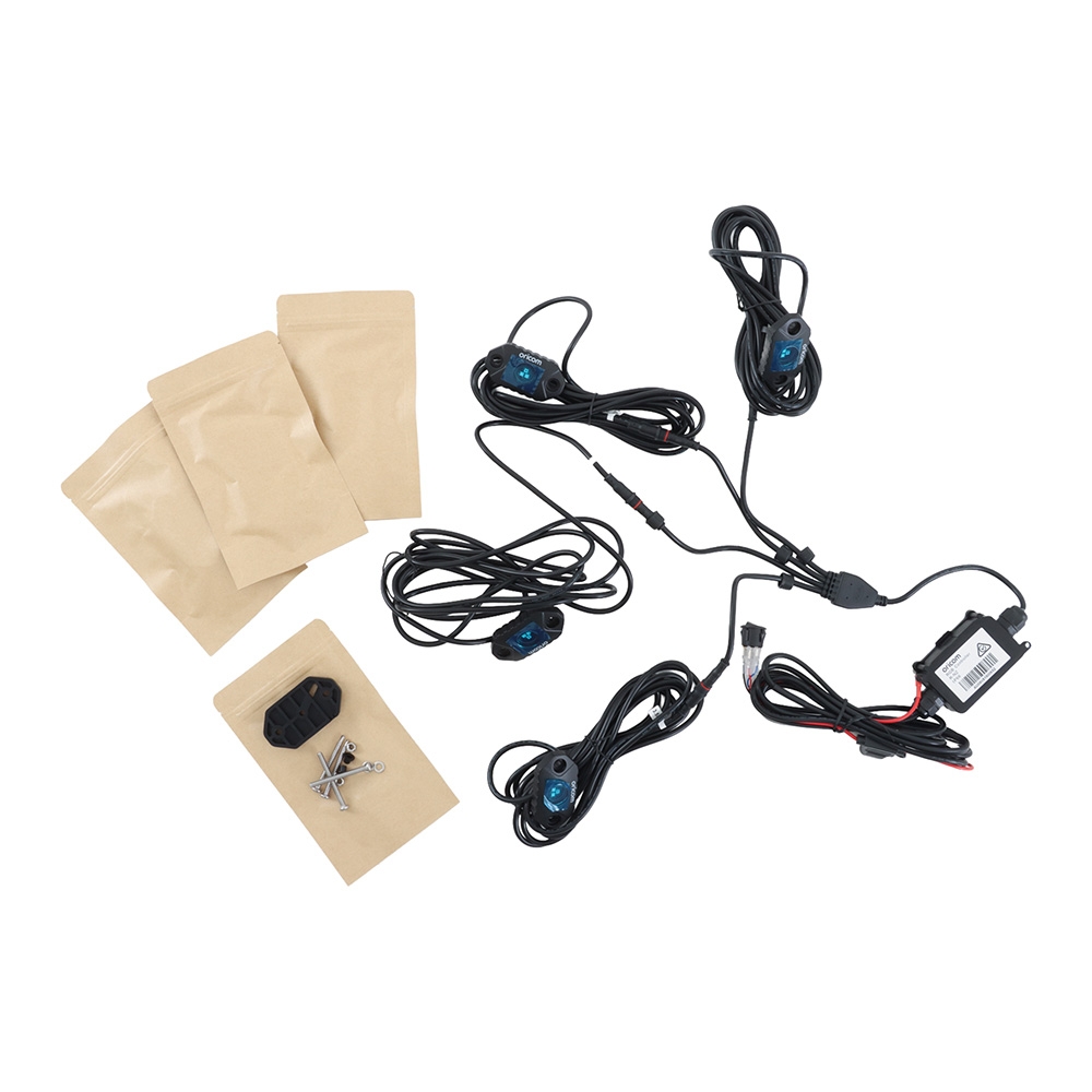 Oricom 4WD LED Rock Light 456LM RGB Qty 4
