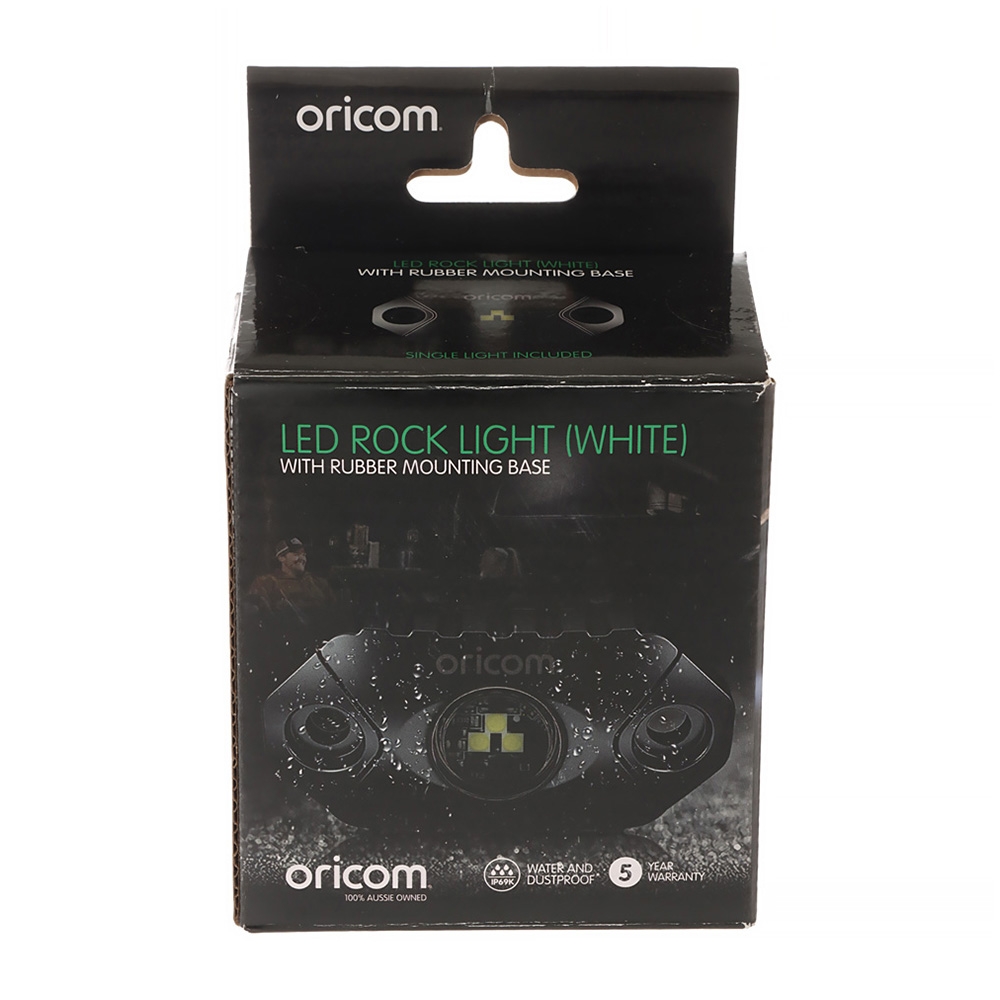 Oricom 4WD LED Rock Light 480LM White Qty 1