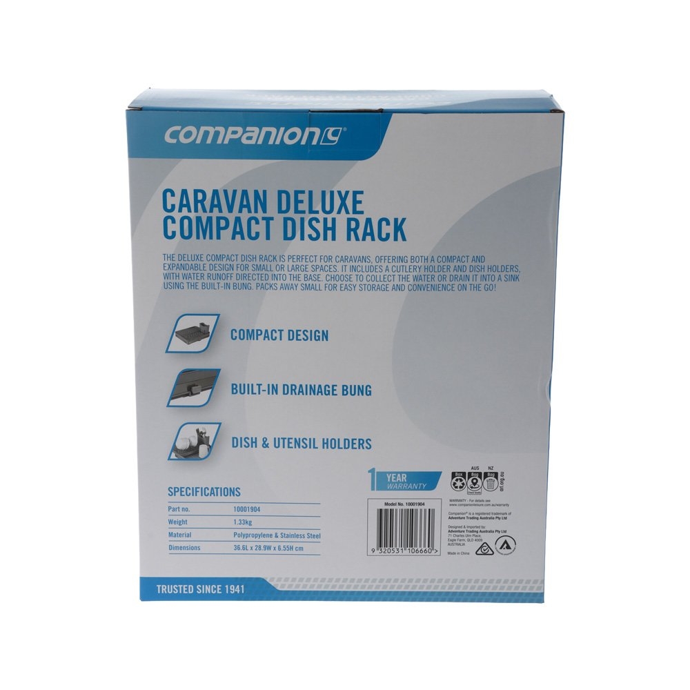 Companion Caravan Deluxe Compact Dish Washing Rack