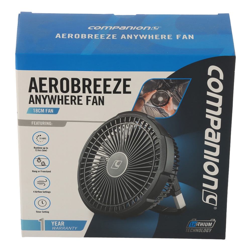 Companion Aerobreeze Anywhere Multi Fan 18cm