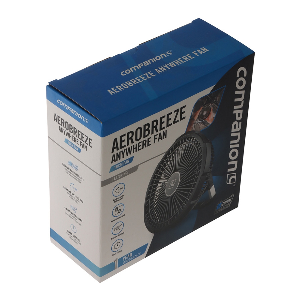 Companion Aerobreeze Anywhere Multi Fan 18cm