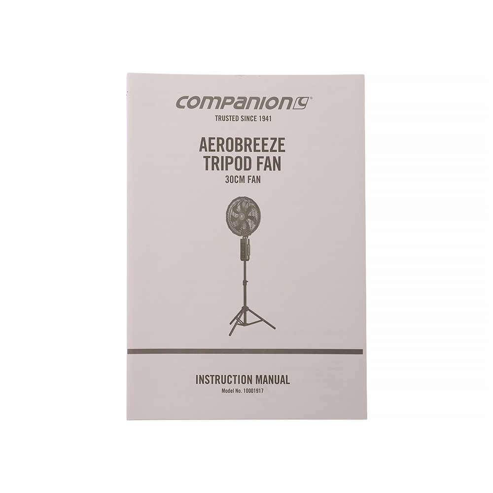 Companion Aerobreeze Tripod Fan 30cm