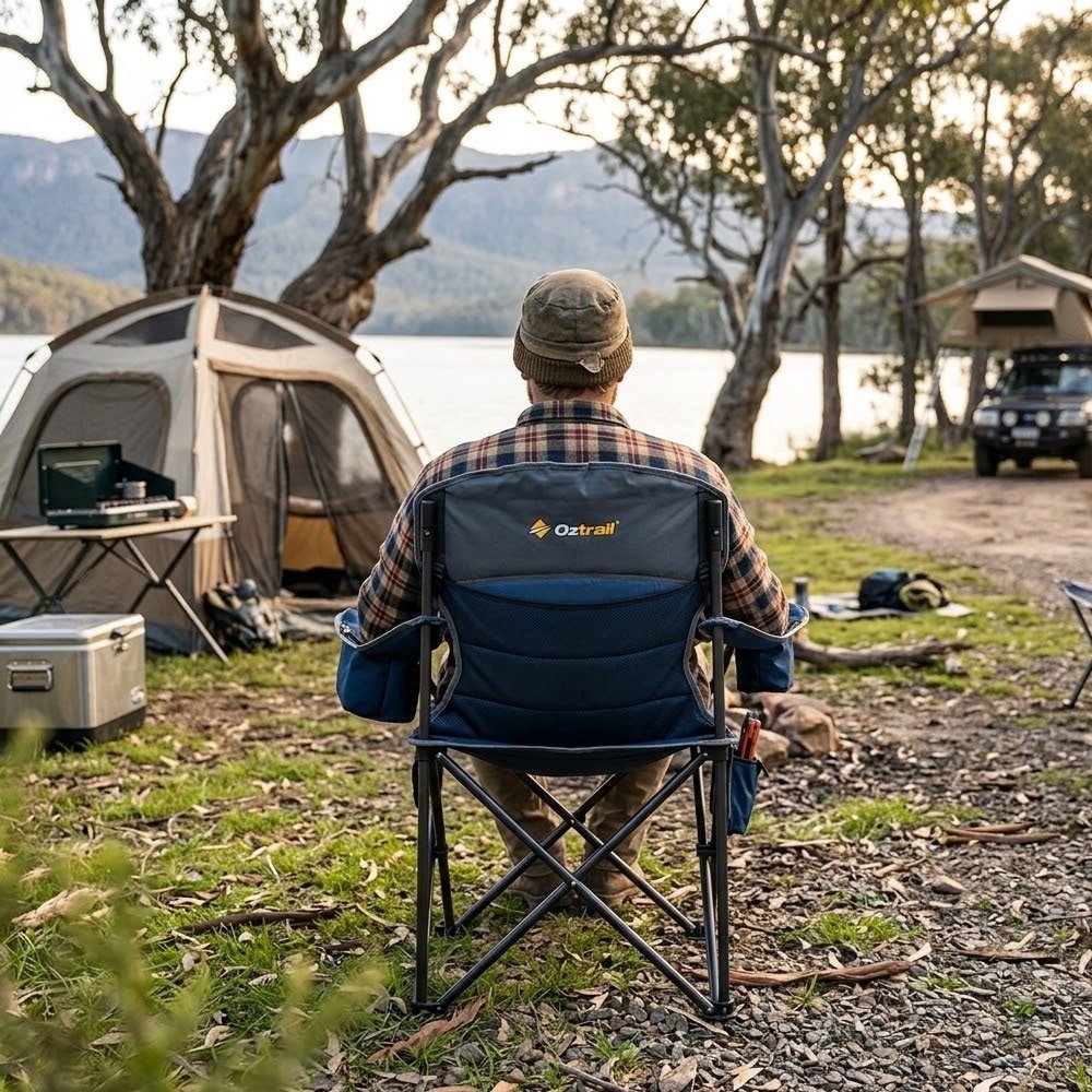 OZtrail Monarch Deluxe Outdoor Chair Qty 2