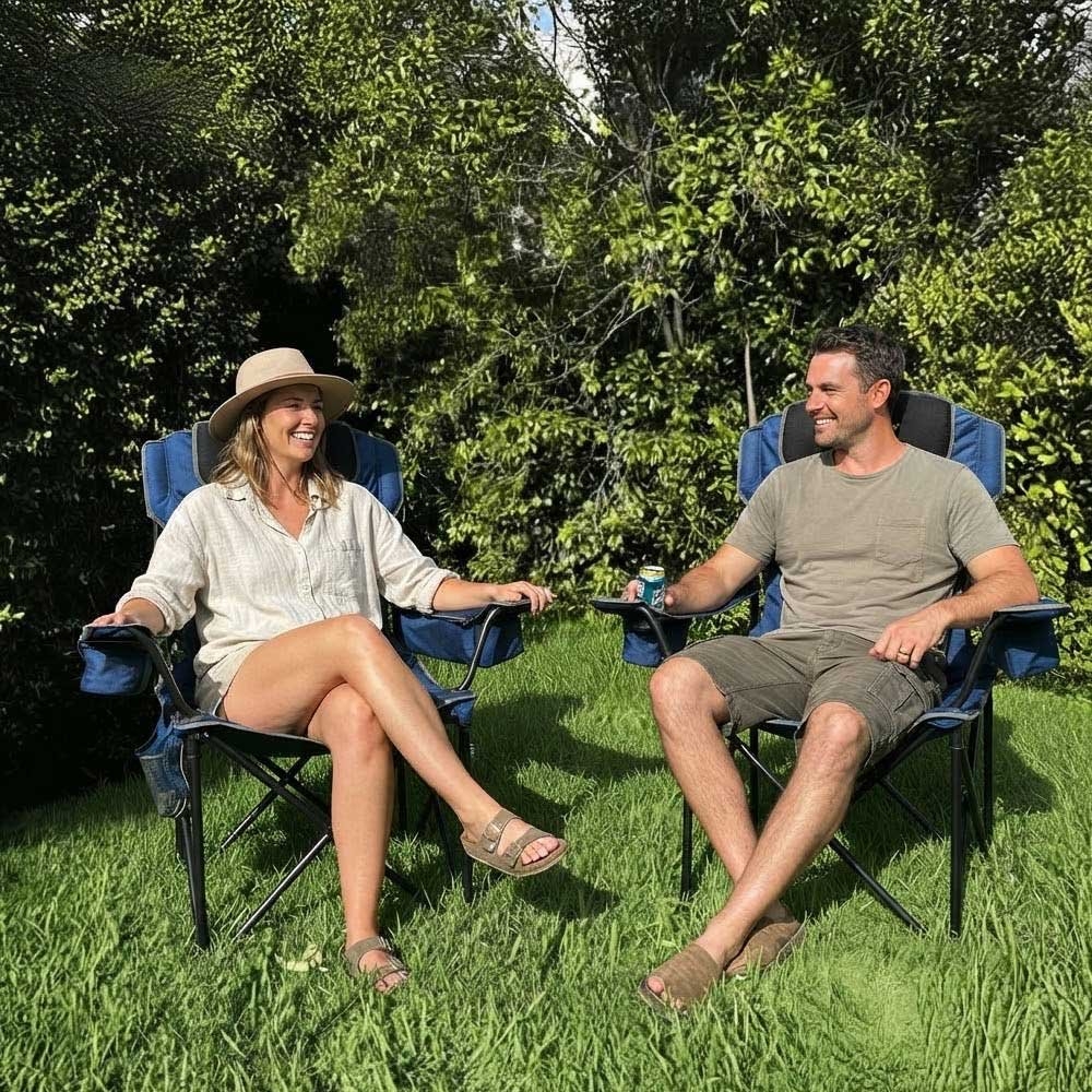 OZtrail Titan Elite Heavy-Duty Lounge Chair Qty 2