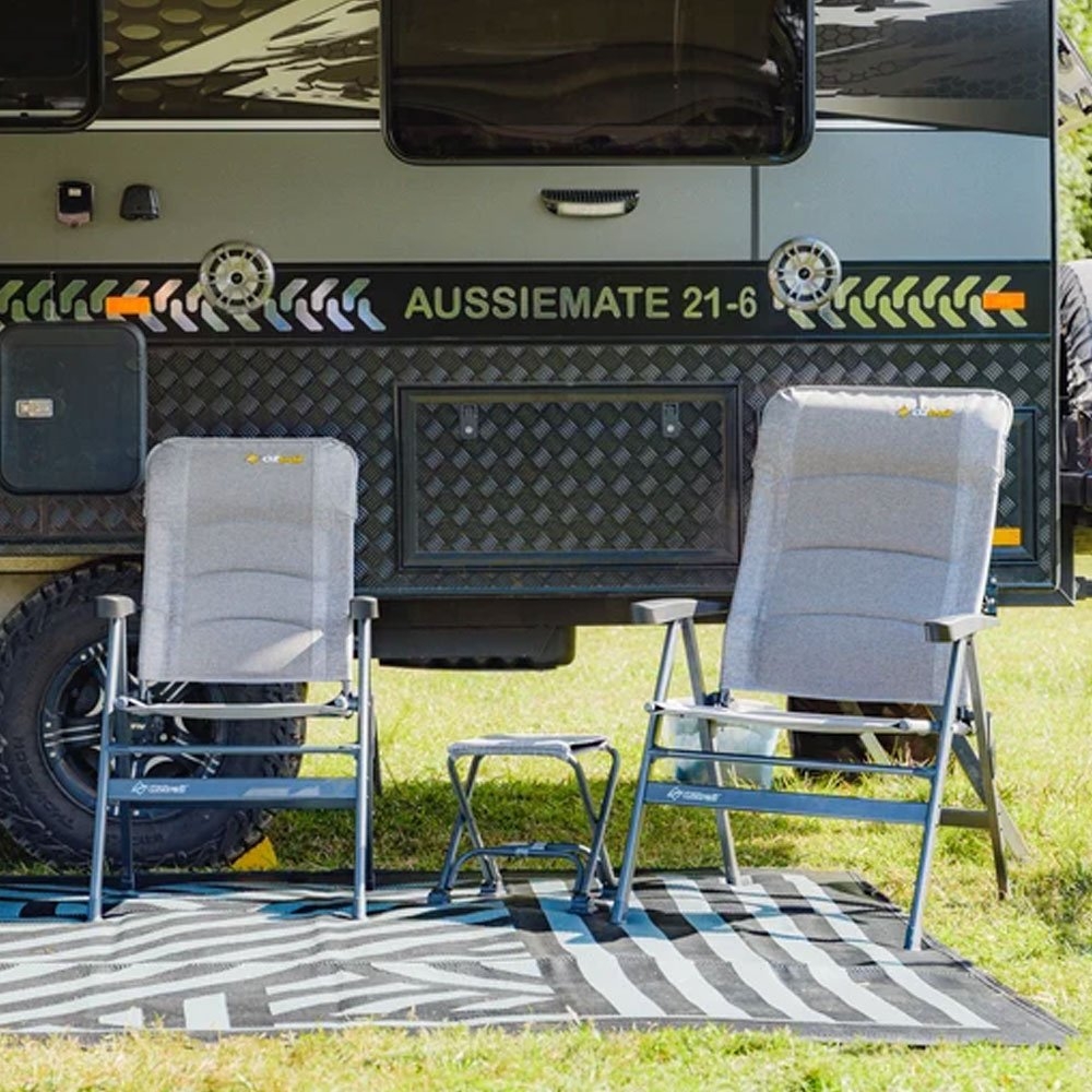 OZtrail Tourer 7 Plus 7-Position Recliner Camping Chair