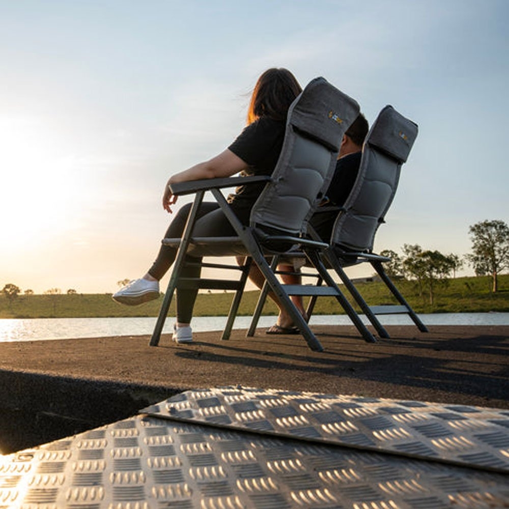 OZtrail Tourer 7 Plus 7-Position Recliner Camping Chair