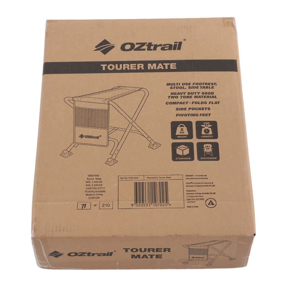 OZtrail Tourer Mate Multi-Use Stool/Table