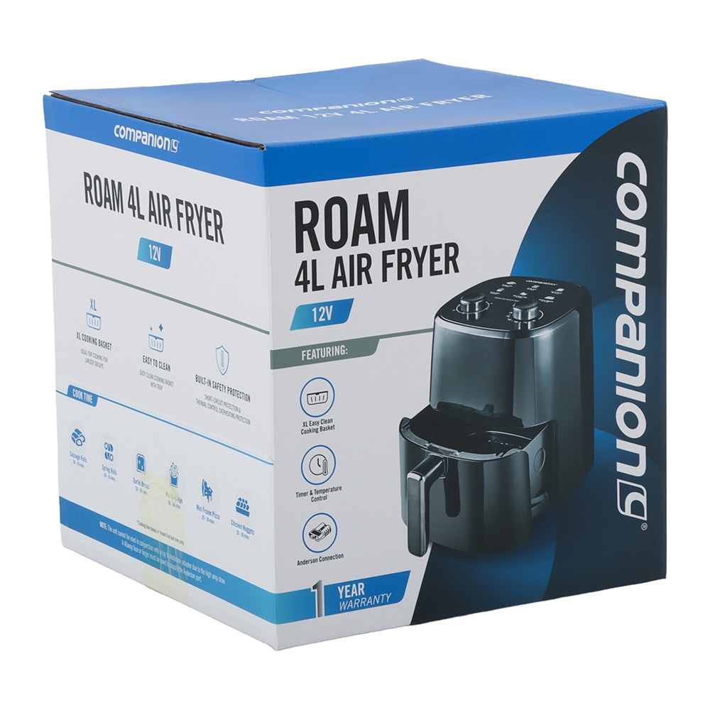 Companion Roam Air Fryer 4L 12V