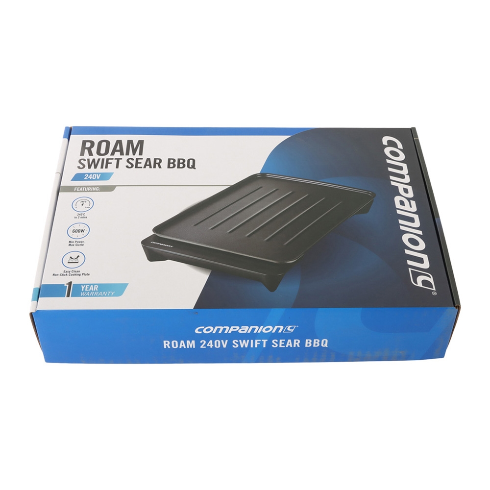 Companion Roam Swift Sear Electric BBQ Grill 240V 600W