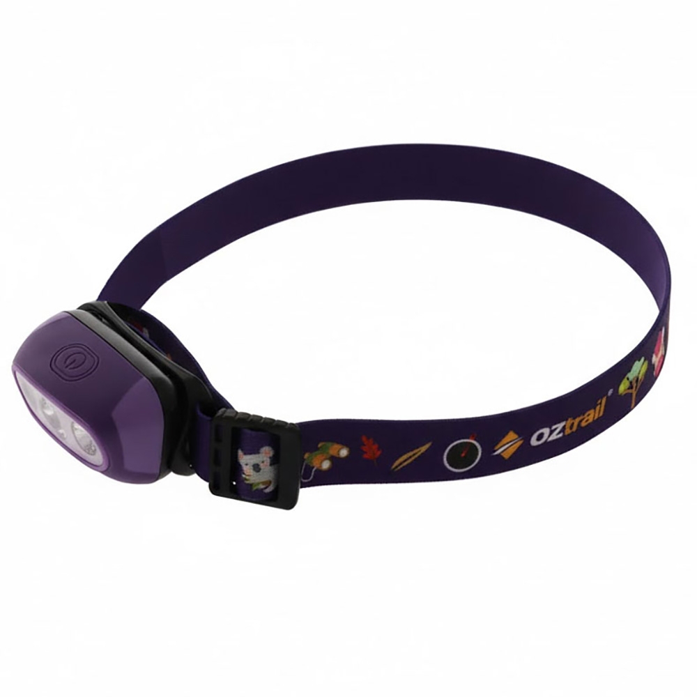 OZtrail Lumos Twinkle Kids Headlamp 80lm Purple