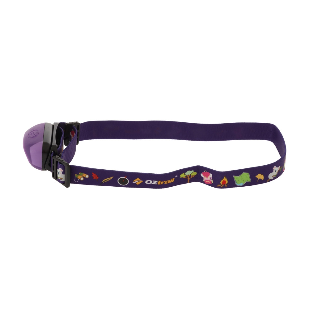 OZtrail Lumos Twinkle Kids Headlamp 80lm Purple
