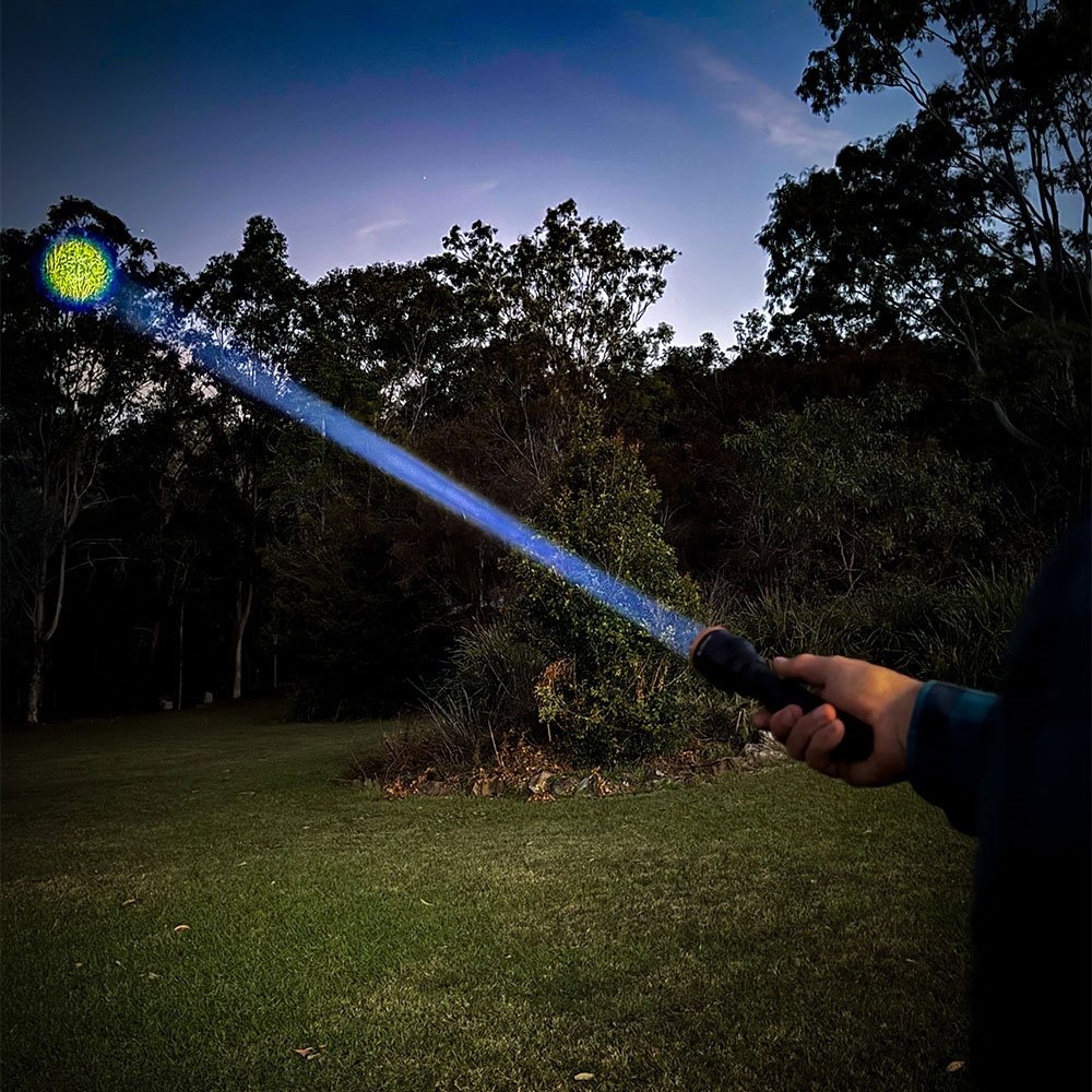 OZtrail Lumos LongBeam Rechargeable Torch Flashlight