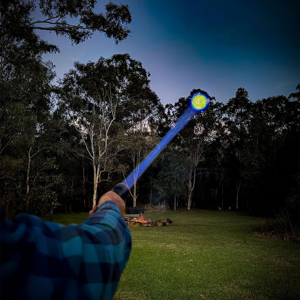 OZtrail Lumos LongBeam Rechargeable Torch Flashlight