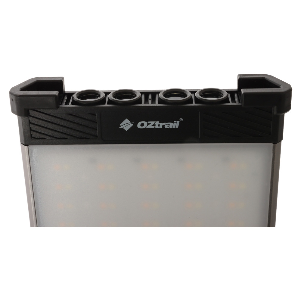 OZtrail Lumos Rechargeable LED Camping Panel Light with Magnetic Stand 2000lm