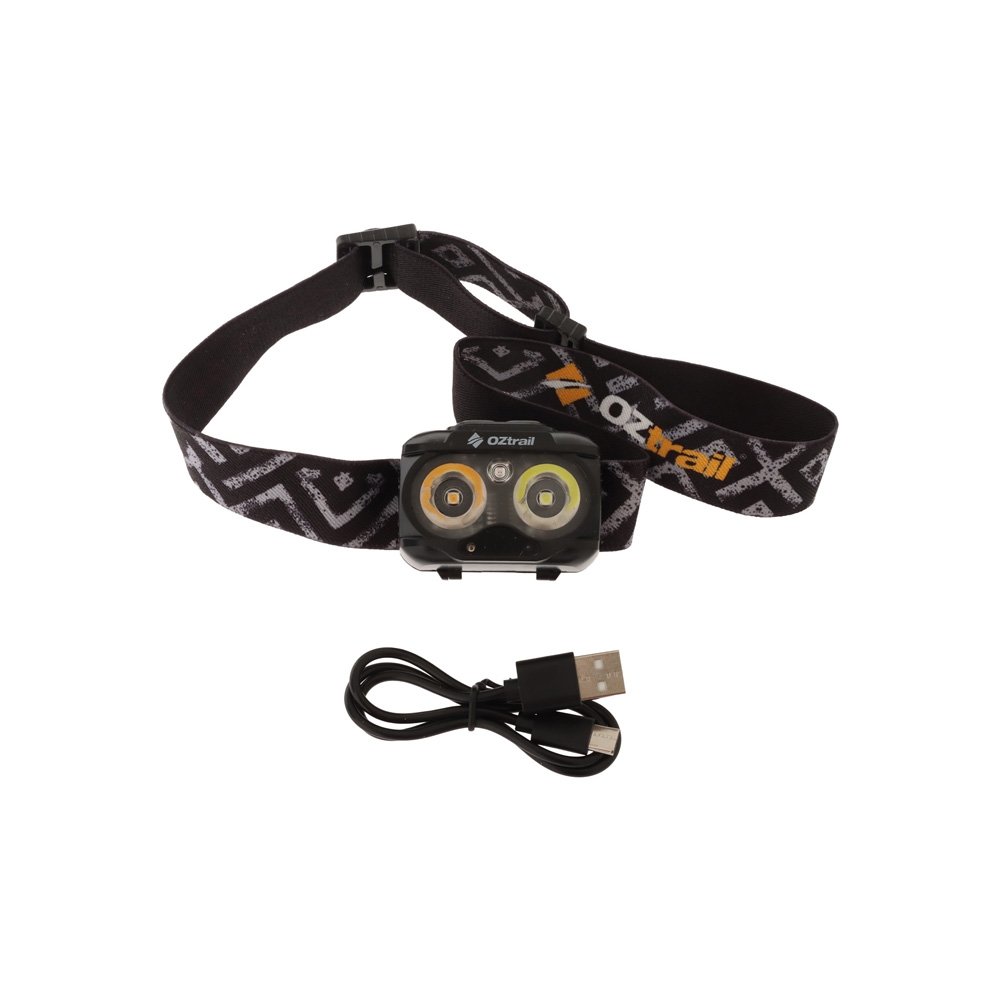 OZtrail Lumos FP500 Rechargeable Headlamp 500lm