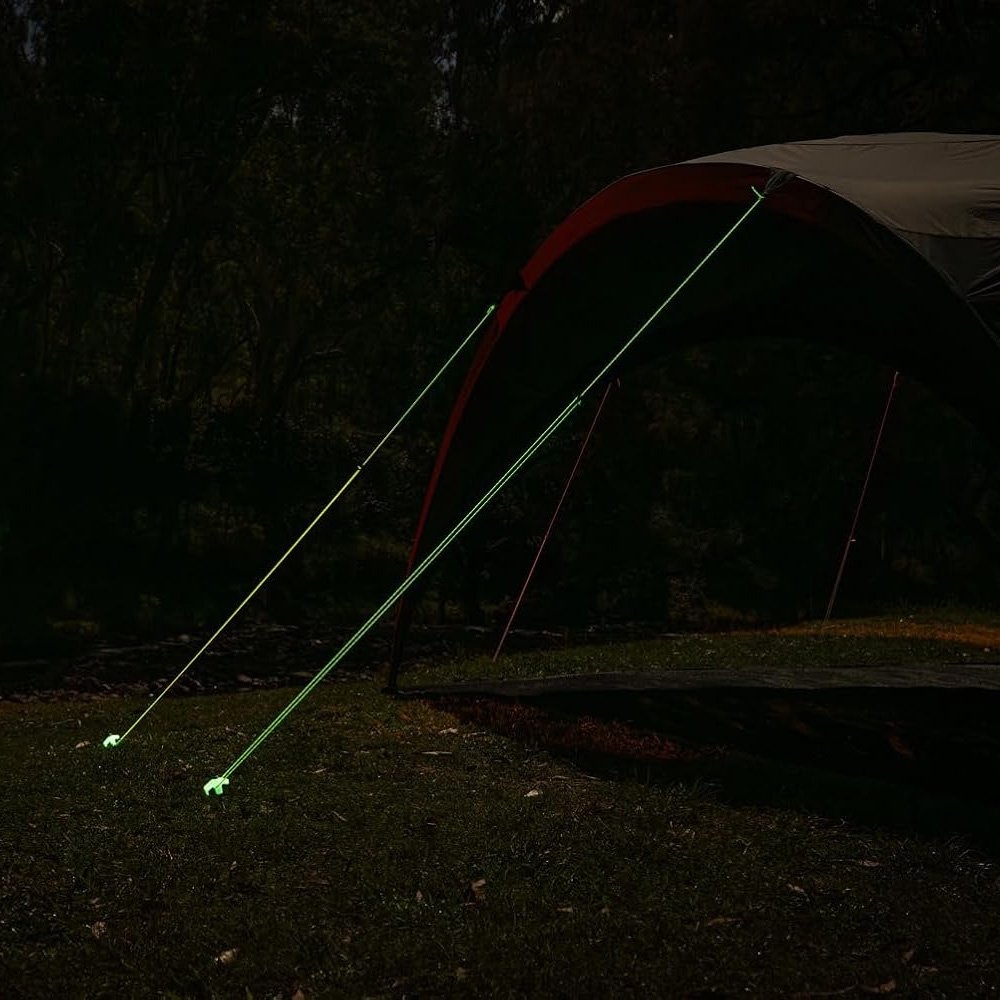 OZtrail Glow-in-the-Dark Guy Rope 4 Pack