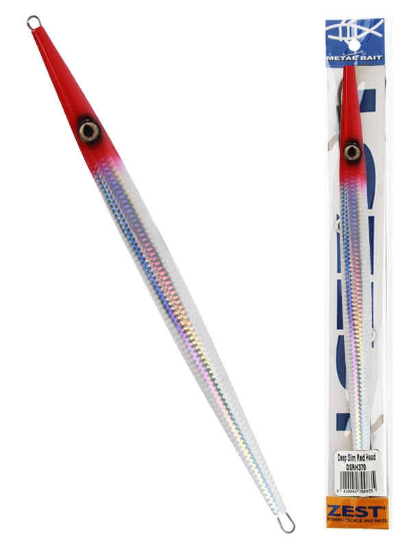 Zest Deep Slim Jig 470g Red Head 