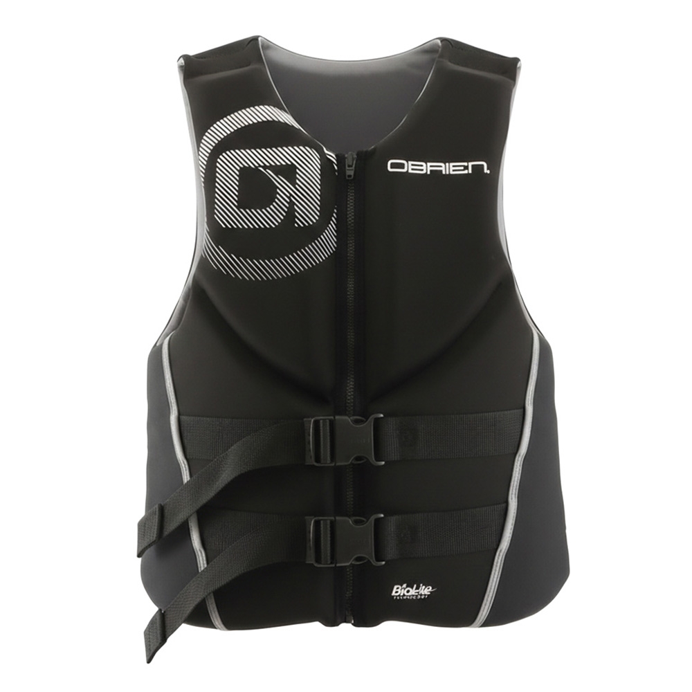 O'Brien Traditional Neoprene Mens PFD Life Vest Black Large