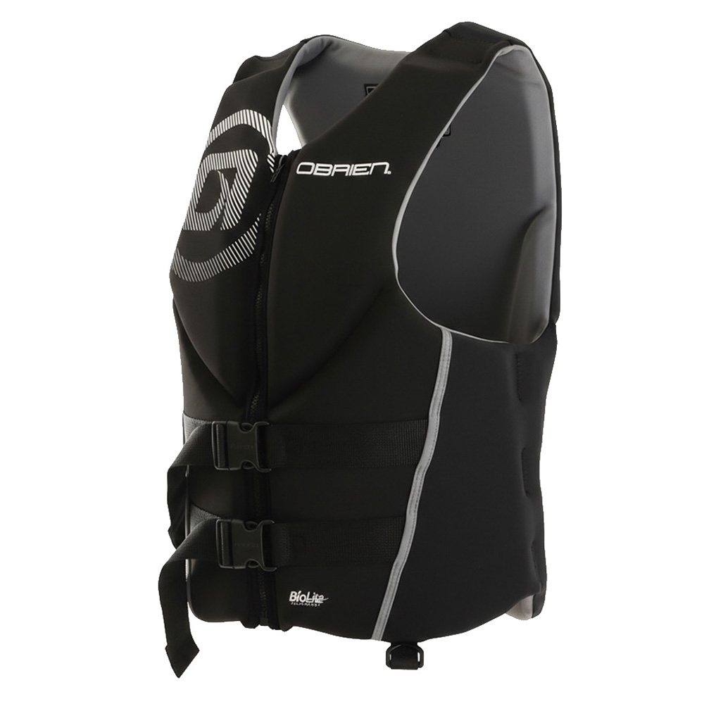 O'Brien Traditional Neoprene Mens PFD Life Vest Black Large
