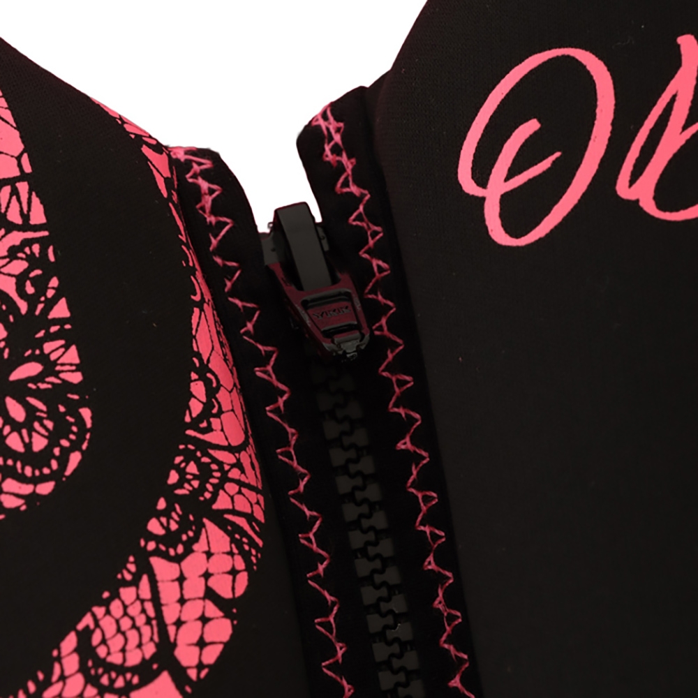 O'Brien Neoprene Junior Life Jacket Black/Pink Chest Size: 28-32in