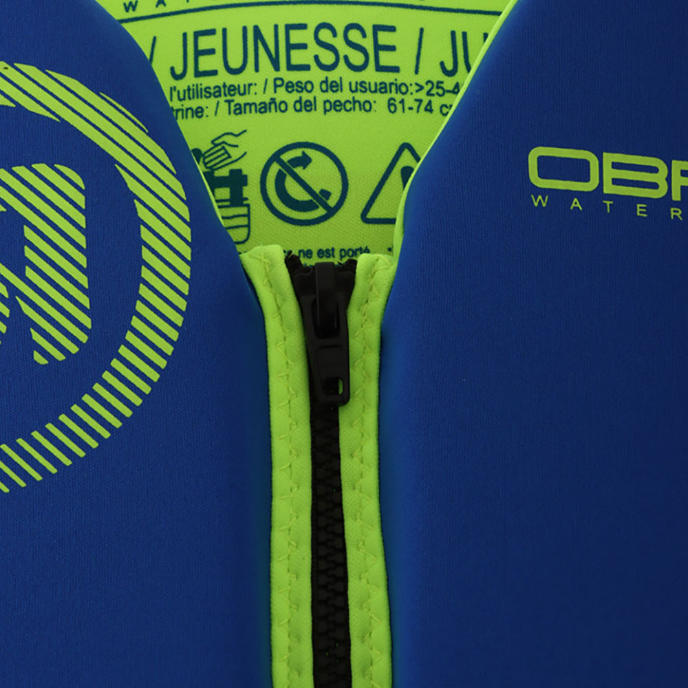 O'Brien Traditional Neoprene Youth Life Jacket Blue/Green 23-40kg