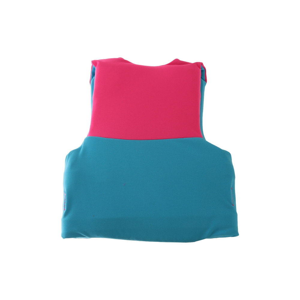 O'Brien Traditional Neoprene Youth Life Jacket Pink/Aqua 23-40kg
