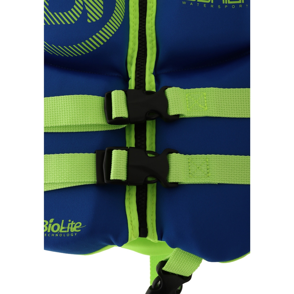 O'Brien Traditional Neoprene Child Life Jacket Blue/Green 14-22kg