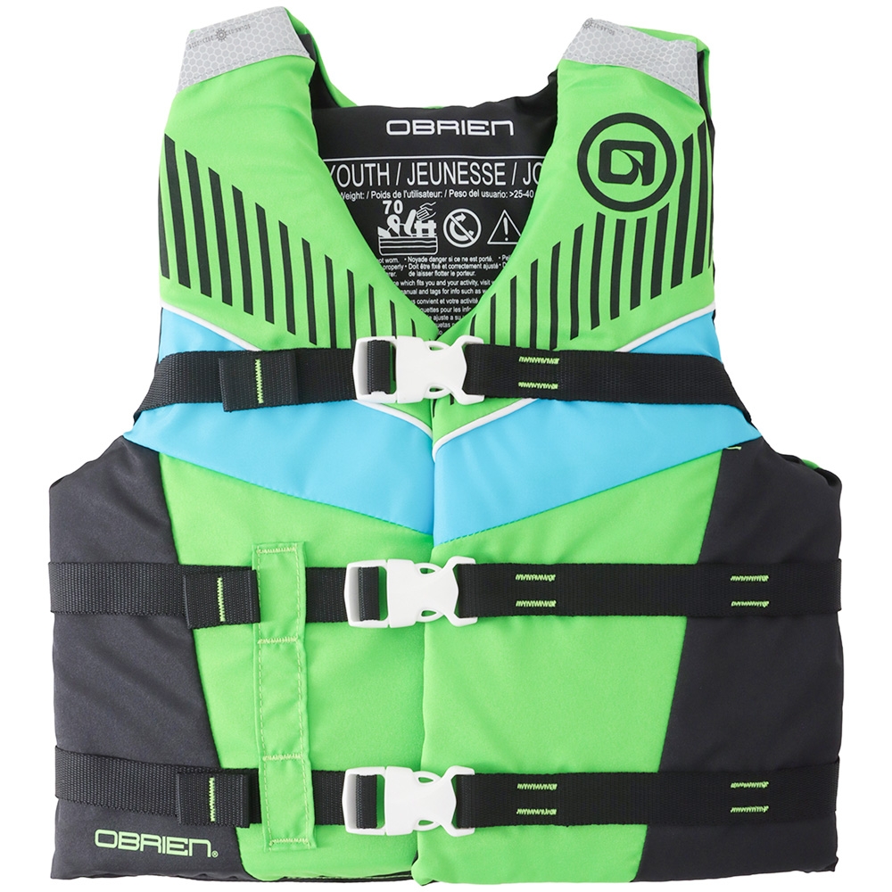 O'Brien Nylon Youth Life Jacket 23-40kg Green