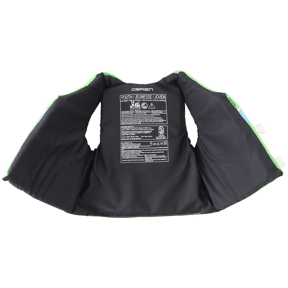 O'Brien Nylon Youth Life Jacket 23-40kg Green