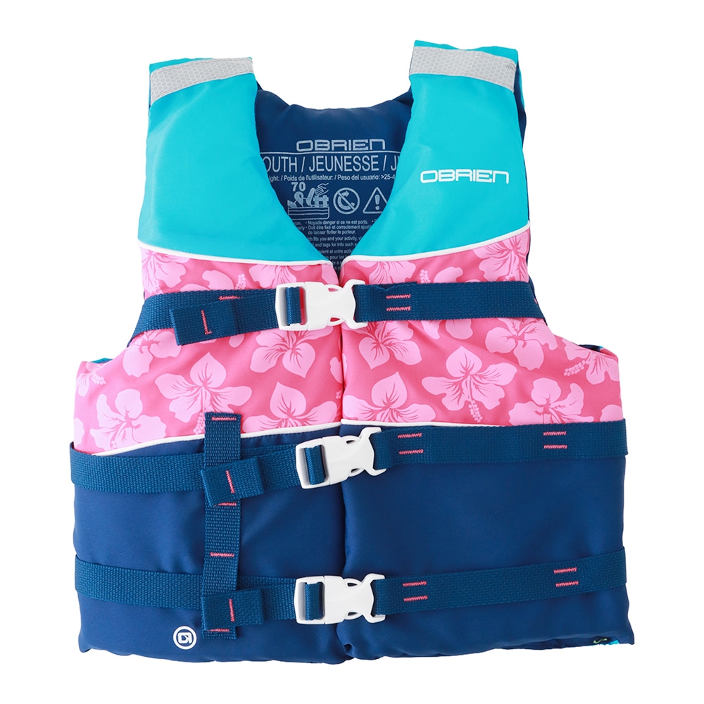 O'Brien Nylon Youth Life Jacket 23-40kg Pink