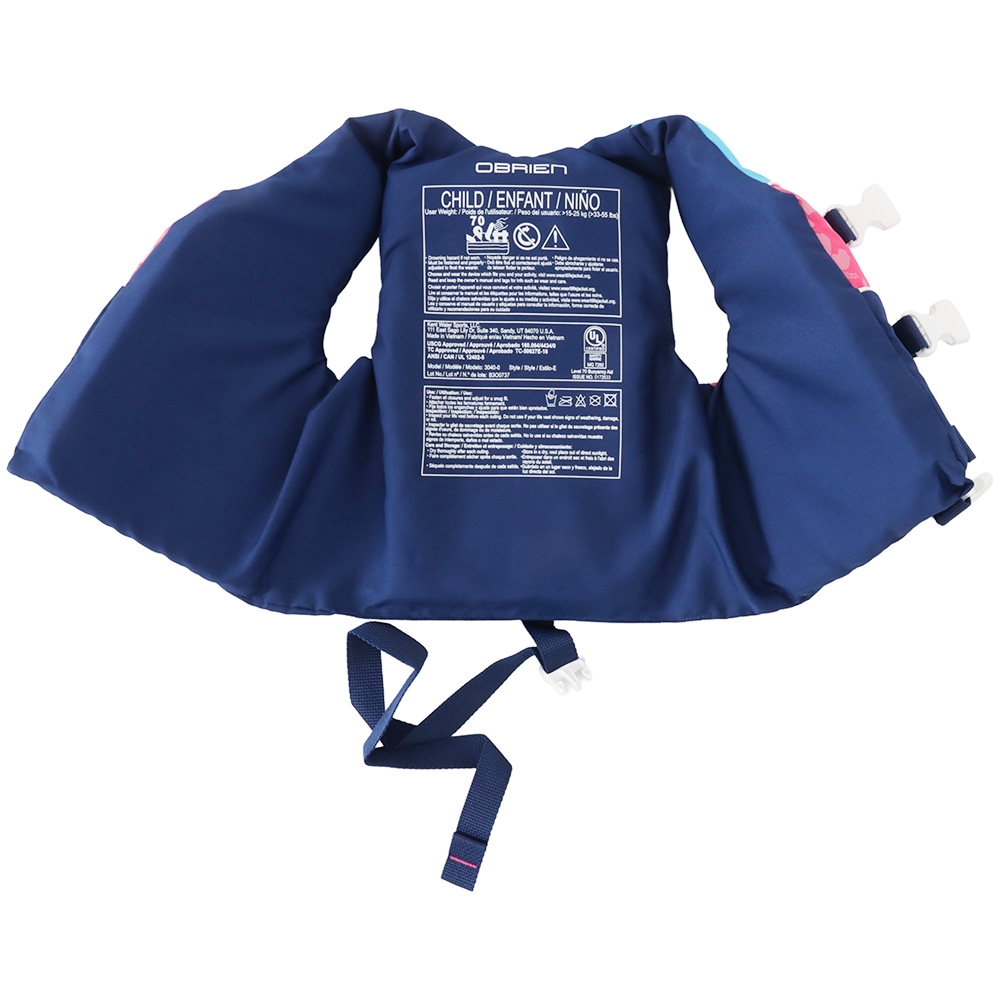 O'Brien Nylon Child Life Jacket 14-24kg Pink
