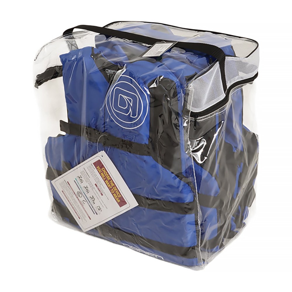 O'Brien Adult Life Jackets Universal Fit Blue 4 Pack 