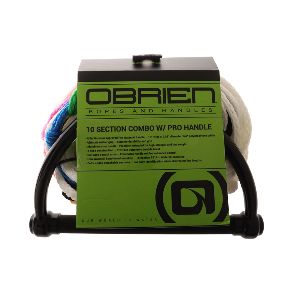 O'Brien Pro 10-Section Water Ski Rope and Handle 75ft