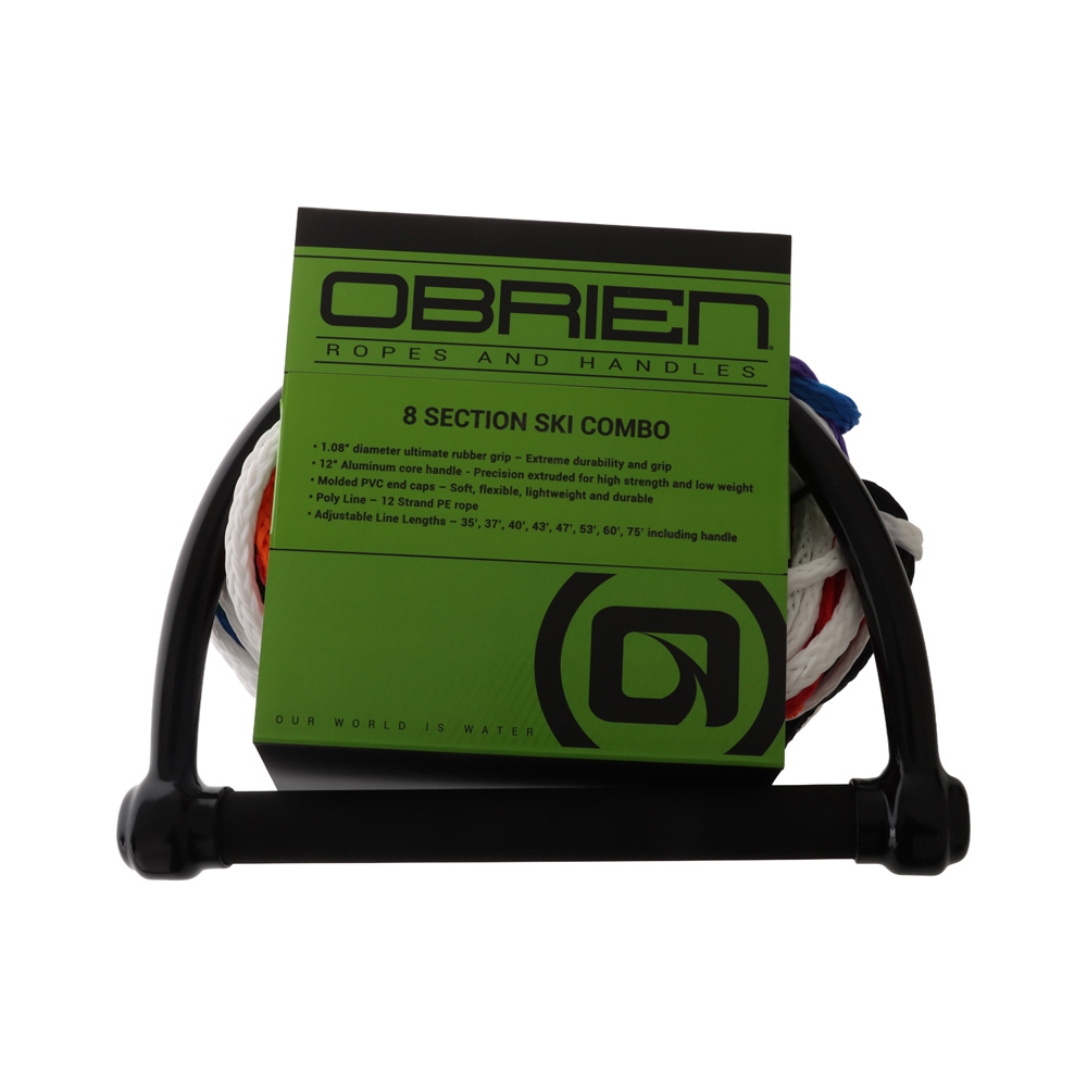O'Brien Standard 8-Section Water Ski Rope and Handle 75ft