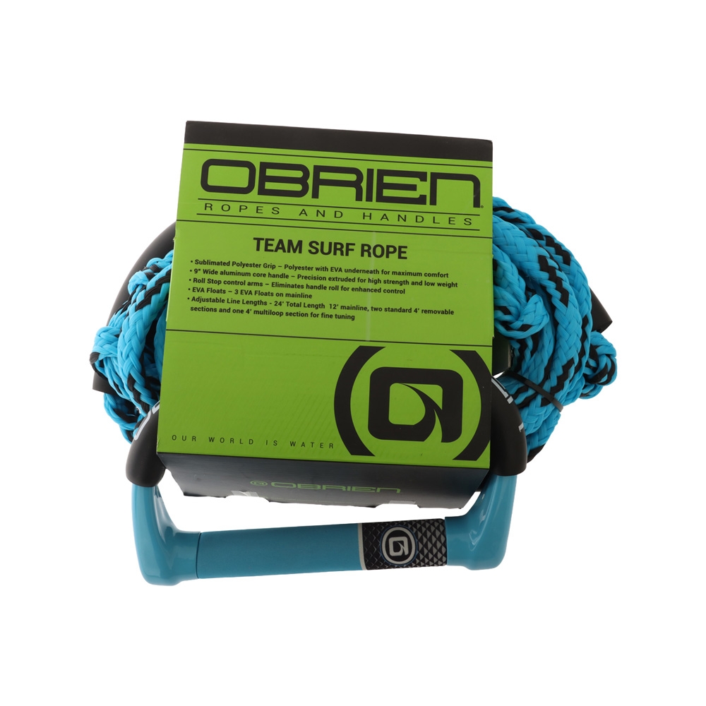 O'Brien Team Wakesurf Rope and Handle 25ft Aqua