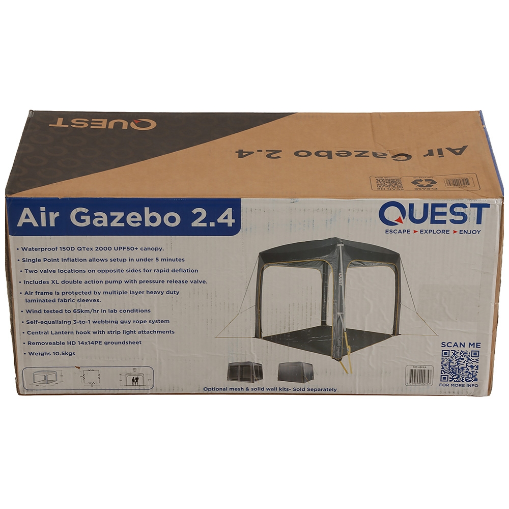 Quest Inflatable Air Gazebo 2.4 240x240cm