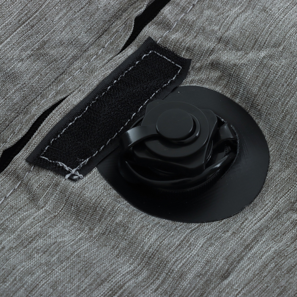 Quest 3-Seater Inflatable Air Sofa with Bag Charcoal Grey