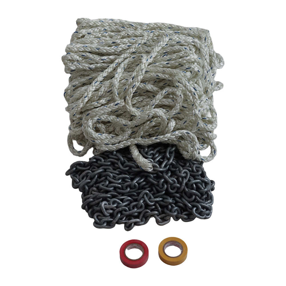 Titan Anchor Rode Kit 8 Plait Nylon Rope and Chain 100mx12mm / 10mx8mm