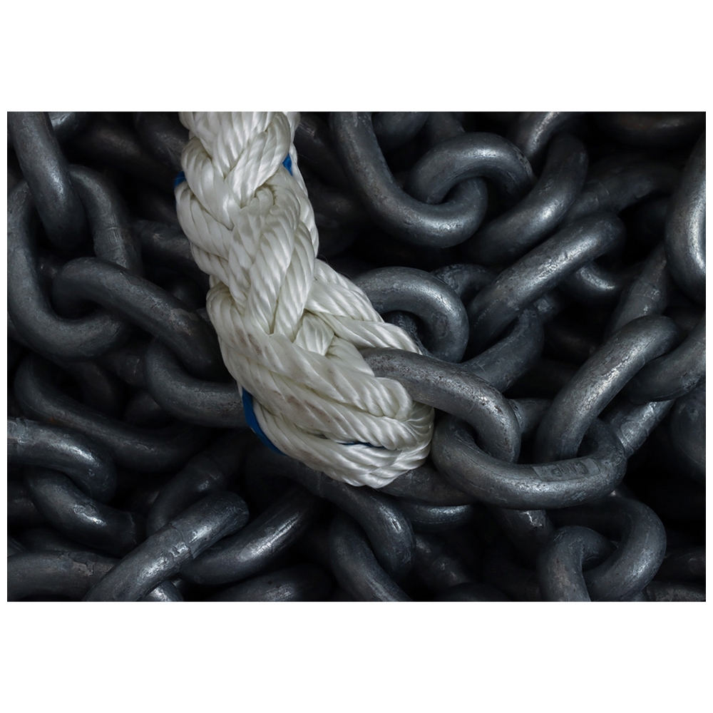 Titan Anchor Rode Kit 8 Plait Nylon Rope and Chain 100mx12mm / 10mx8mm