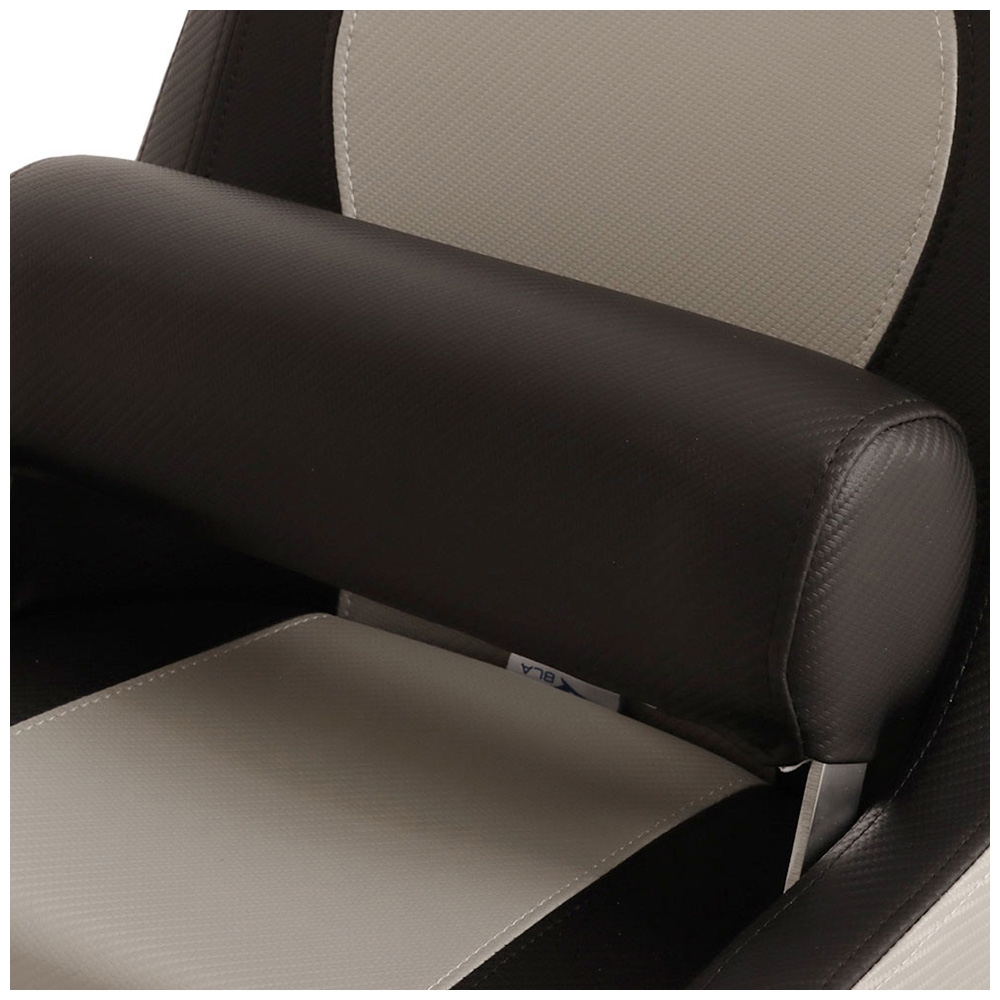 BLA Anglapro Recon Elite Boat Seat with Flip-Up Bolster