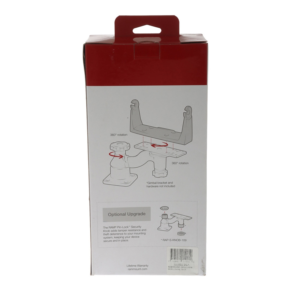 RAM Mounts Horizontal Swing Arm Mount for Fishfinders 6in
