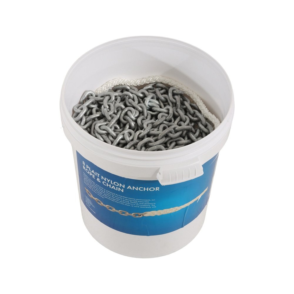 BLA 8-Plait Nylon Anchor Rope and Chain Kit 100m / 10m