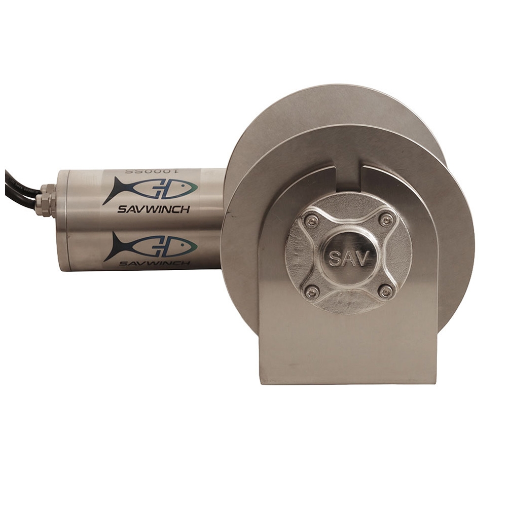 Savwinch Signature Series 1000SS Stainless Drum Winch Pack 65mx6mm / 6m