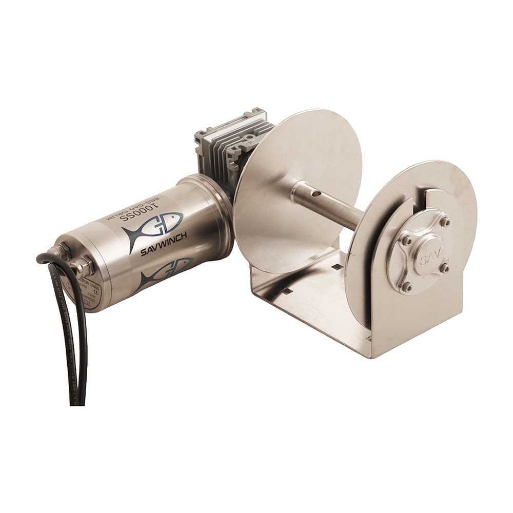 Savwinch Signature Series 1000SS Stainless Drum Winch Pack 65mx6mm / 6m