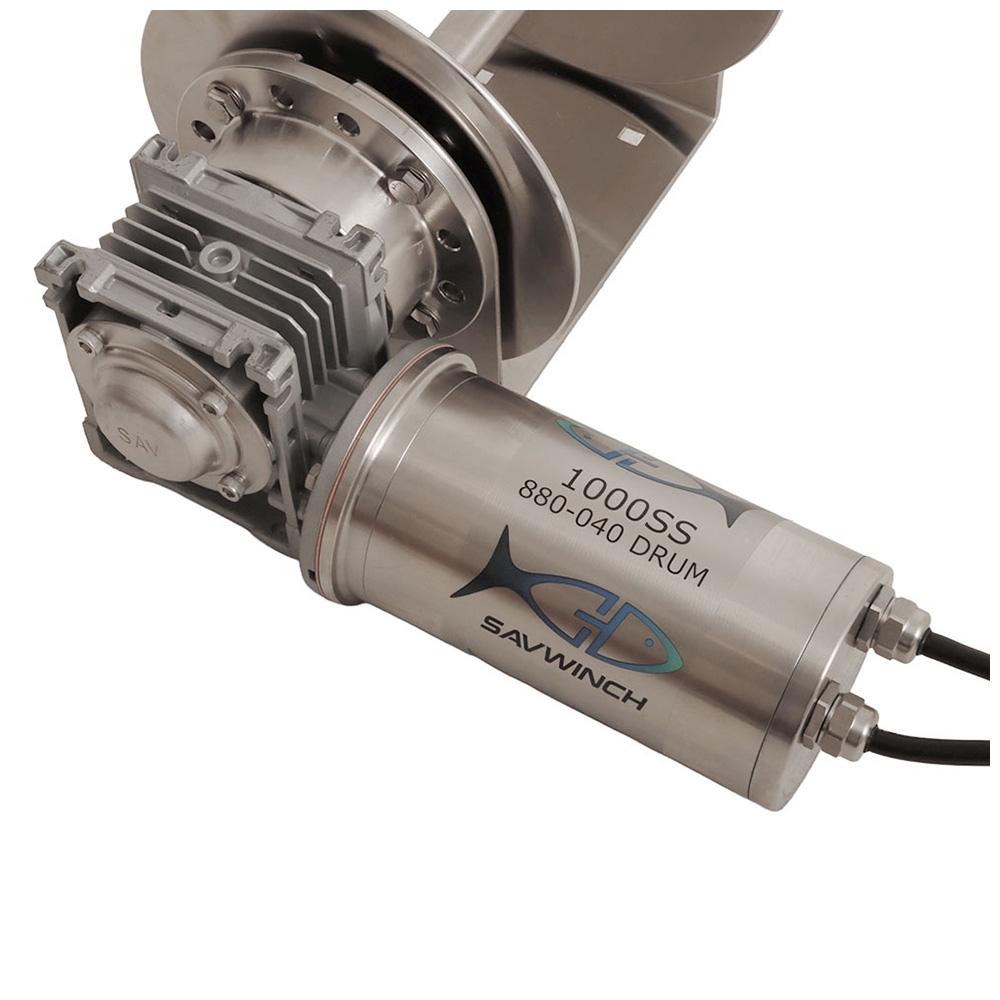 Savwinch Signature Series 1000SS Stainless Drum Winch Pack 65mx6mm / 6m