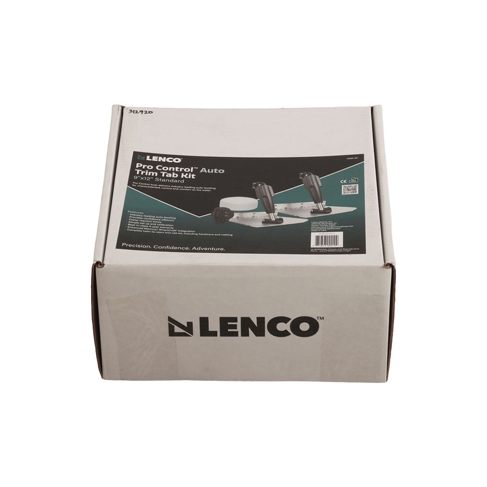 Lenco Pro Control Auto Trim Tab Kit 9x12in 12V - Standard Mount