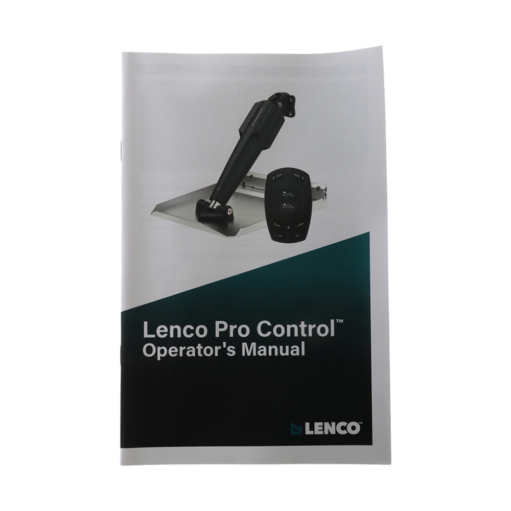 Lenco Pro Control Auto Trim Tab Kit 9x12in 12V - Standard Mount