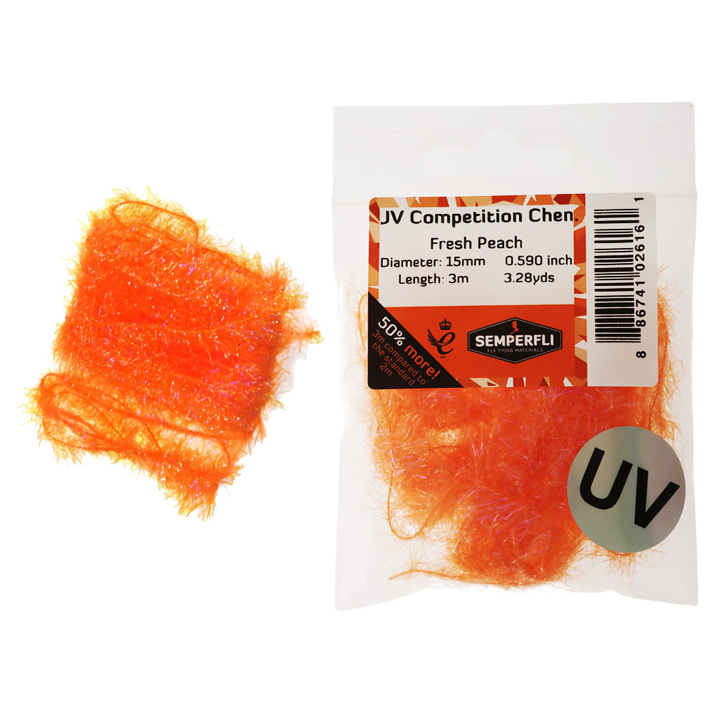 Semperfli Competition UV Chenille 15mm Fresh Peach