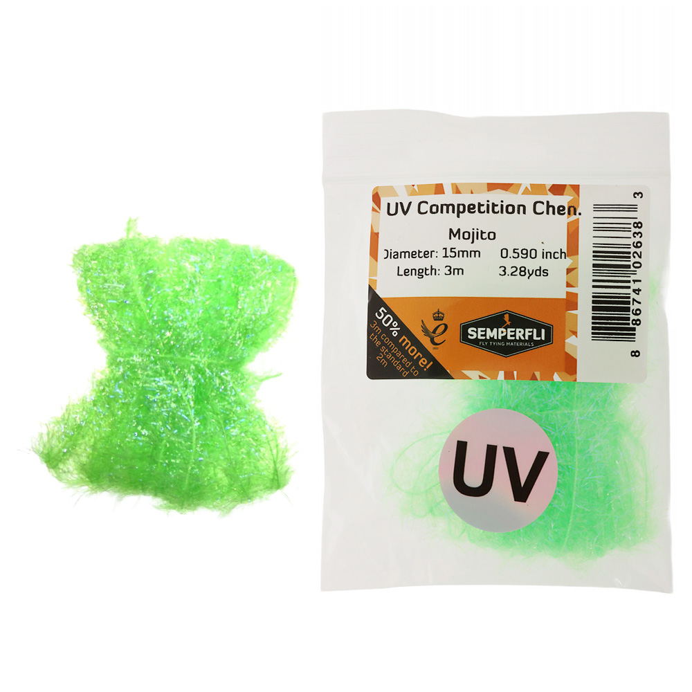 Semperfli Competition UV Chenille 15mm Mojito